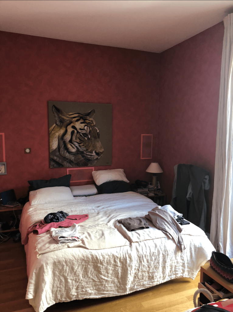 Photo avant rénovation d'un chambre parentale avec salle d'eau dans le 4ème arrondissement de Lyon